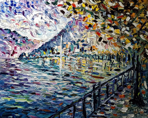 Original landscape painting by Antonino Puliafico – contemporary Italian landscape collection