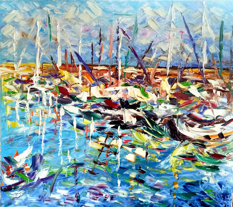 Abbaglio Marino – original oil painting by Antonino Puliafico