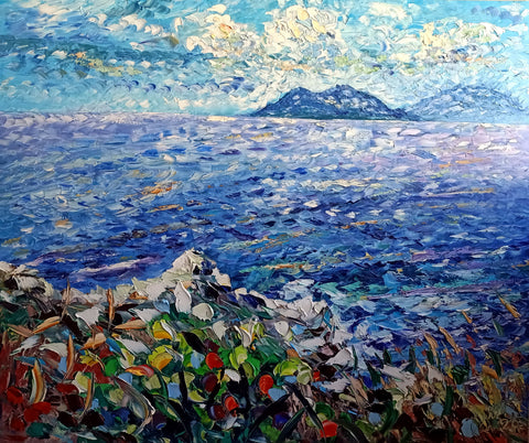 Arcipelago – original oil painting by Antonino Puliafico