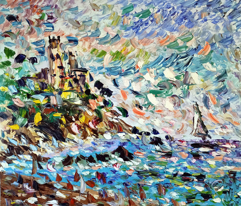 Brulichio di Onde – original oil artwork by Antonino Puliafico