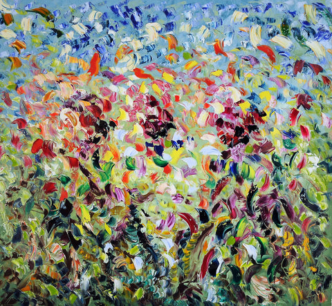 Ciclamini – original oil painting by Antonino Puliafico