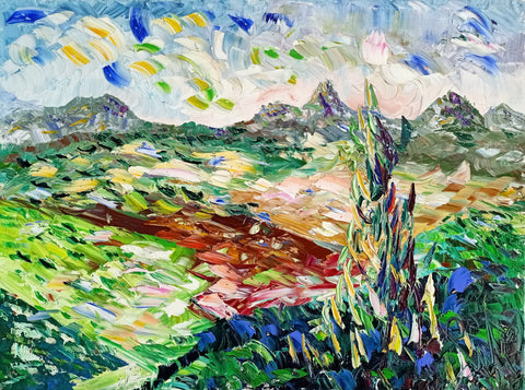 Contrada Scotola – original oil painting by Antonino Puliafico