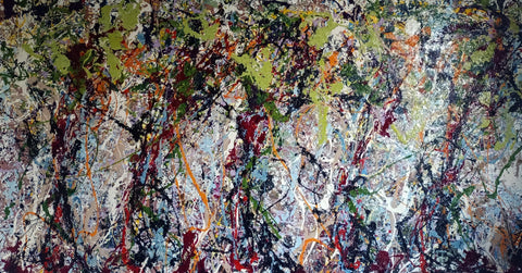 Custodi del Tempo - original synthetic enamel artwork by Antonino Puliafico
