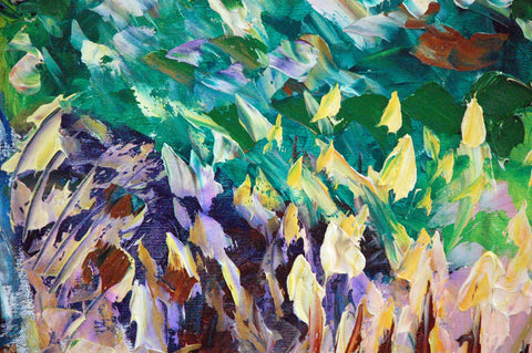 La Falce – close-up detail of texture and colour by Antonino Puliafico