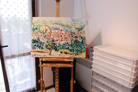 Campagna Toscana – close-up detail of texture and colour by Antonino Puliafico