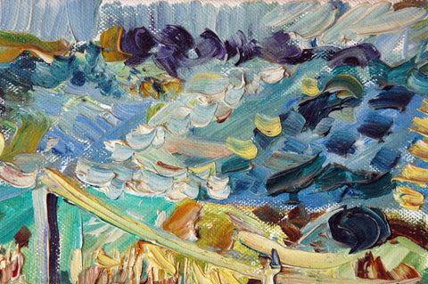 Textural detail of Palo Elettrico by Antonino Puliafico
