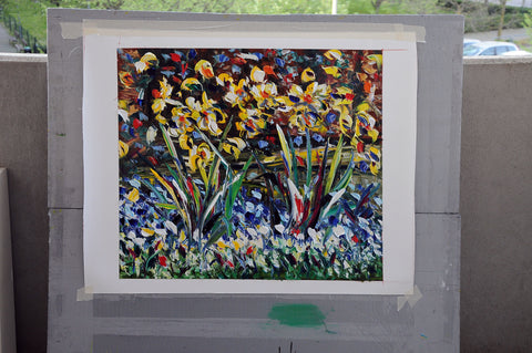 Nuova Primavera – close-up detail of texture and colour by Antonino Puliafico