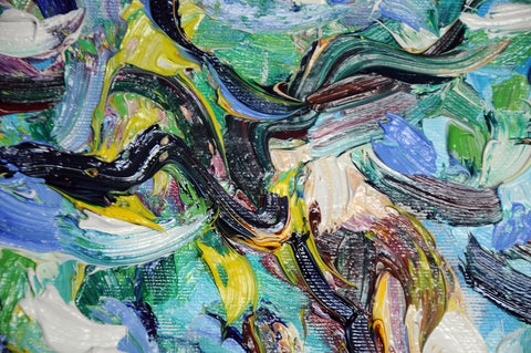 La Coppia di Ulivi – additional view of the original artwork by Antonino Puliafico
