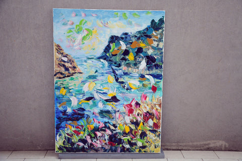 Baia e Vento – close-up detail of texture and colour by Antonino Puliafico