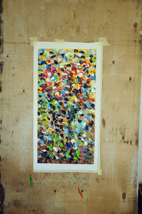 Infiorescenza – close-up detail of texture and colour by Antonino Puliafico