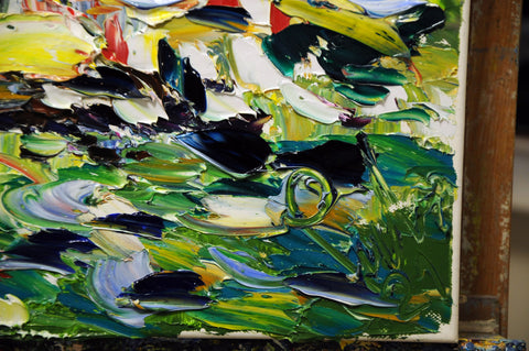 Riflesso Giallo – close-up detail of texture and colour by Antonino Puliafico