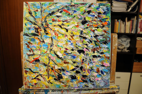 Fruscio di Luce – close-up detail of texture and colour by Antonino Puliafico