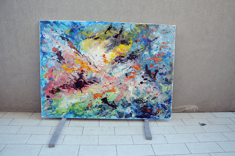 Passaggio a Nord Est – expressive surface and gesture detail by Antonino Puliafico