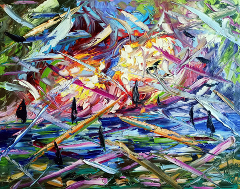 Destino – original oil painting by Antonino Puliafico