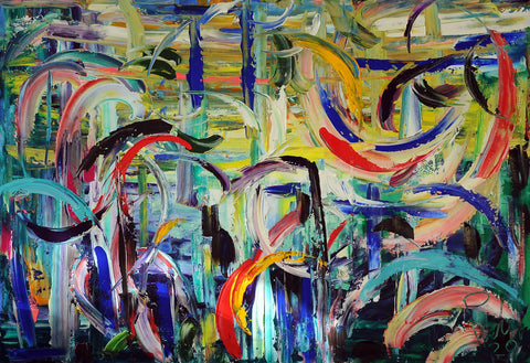 Effervescenza – original acrylic painting by Antonino Puliafico