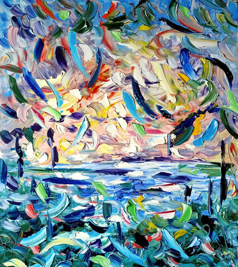 Euforia – original oil painting by Antonino Puliafico