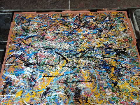 Spuma d'Onda Dripping – close-up detail of texture and colour by Antonino Puliafico