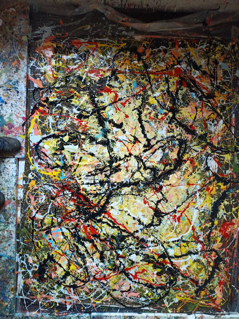 Tremori – close-up detail of texture and colour by Antonino Puliafico