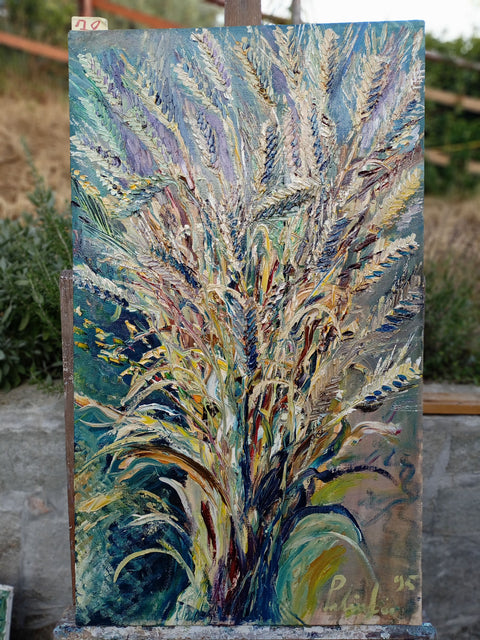 Spighe – close-up detail of texture and colour by Antonino Puliafico