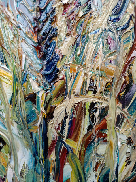 Spighe – additional detail of the original painting by Antonino Puliafico