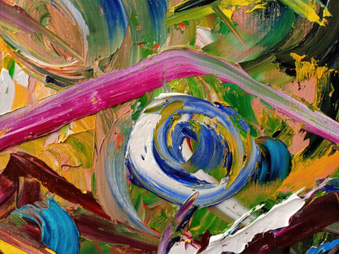 Occhi che ti guardano – material and colour detail by Antonino Puliafico