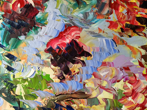 Mondi Floreali – material and colour detail by Antonino Puliafico