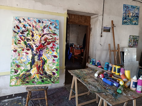 Vento tra i Rami – additional view of the original artwork by Antonino Puliafico