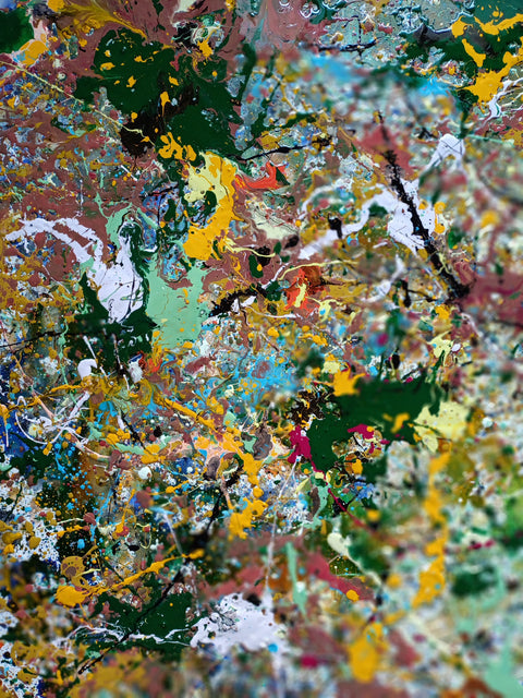 Foglie Vibranti – additional view of the original artwork by Antonino Puliafico