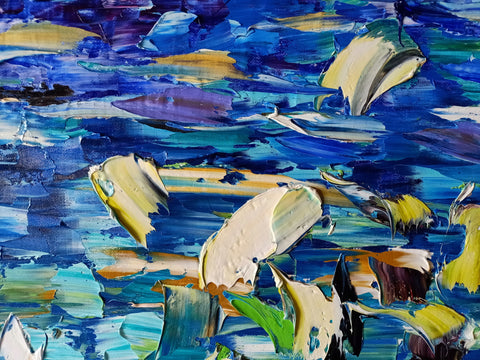 Blu Spuma – additional view of the original artwork by Antonino Puliafico