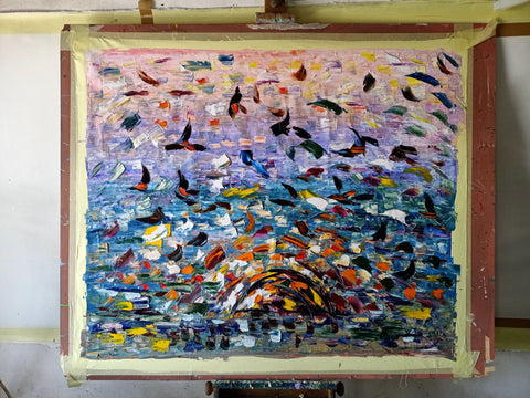 Ali al Crepuscolo – additional view of the original artwork by Antonino Puliafico
