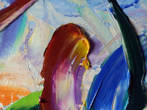 Alito di Mare – additional close-up of the original oil painting by Antonino Puliafico