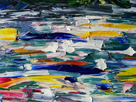 Pallida e Lunare – additional close-up of the original oil painting by Antonino Puliafico