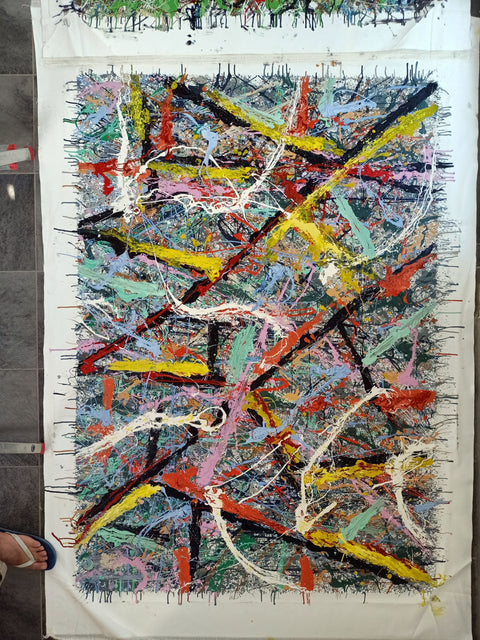 Memorie – additional detail of the original painting by Antonino Puliafico
