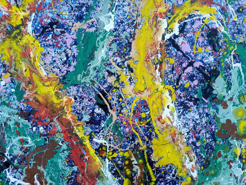 Profondità - additional close-up of the original artwork by Antonino Puliafico