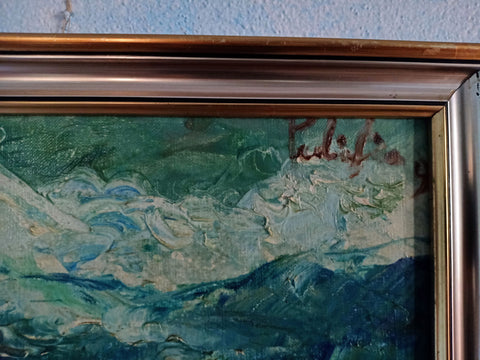 Furnari dopo la Pioggia - additional close-up of the original artwork by Antonino Puliafico