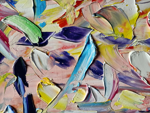 Euforia – additional close-up of the original painting by Antonino Puliafico