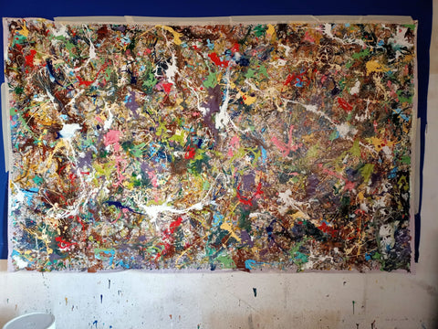 Mandorle Croccanti – original enamel painting by Antonino Puliafico