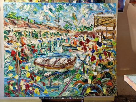 Peschiera – close-up detail of texture and colour by Antonino Puliafico