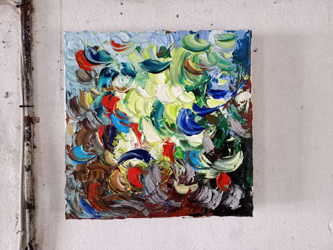 Lanterna Verde – close-up detail of texture and colour by Antonino Puliafico