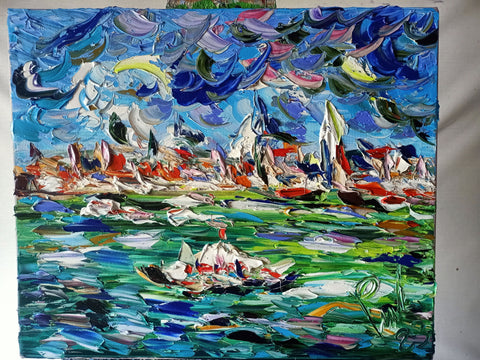 Full artwork view of Passaggi in Laguna by Antonino Puliafico