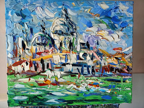Full artwork view of Lungo il Canale by Antonino Puliafico