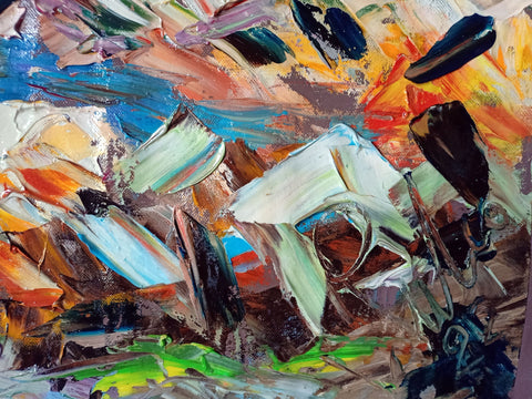 Surface detail of Lago di Garda a Cisano by Antonino Puliafico