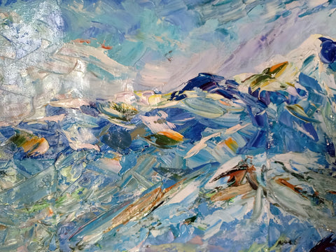 Close-up detail of Lago di Garda a Cisano by Antonino Puliafico
