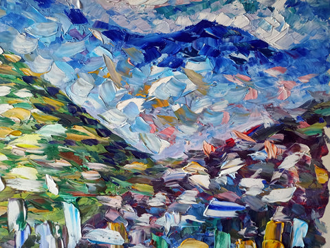 Close-up detail of Terre Etnee by Antonino Puliafico