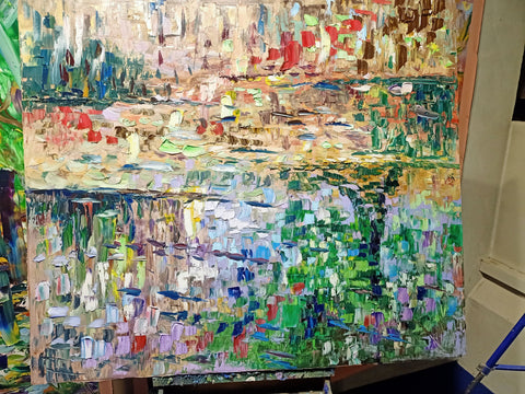Terre Riflesse – close-up detail of texture and colour by Antonino Puliafico