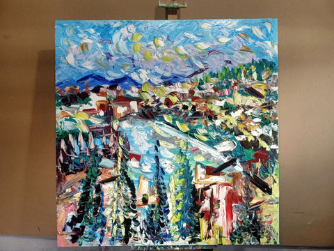 Vista Ruscello – close-up detail of texture and colour by Antonino Puliafico