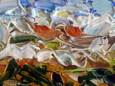 Spuma e Vento – additional detail of the original painting by Antonino Puliafico