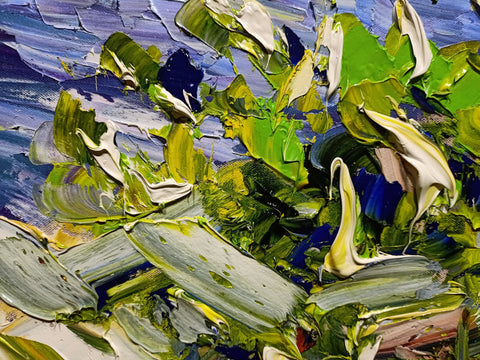 Ultimo Scoglio – close view of colour transitions and material texture by Antonino Puliafico