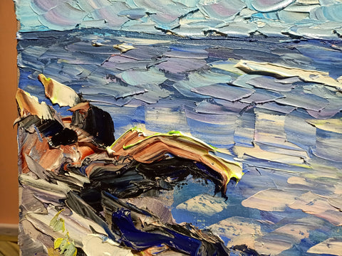 Ultimo Scoglio – additional detail of the original painting by Antonino Puliafico