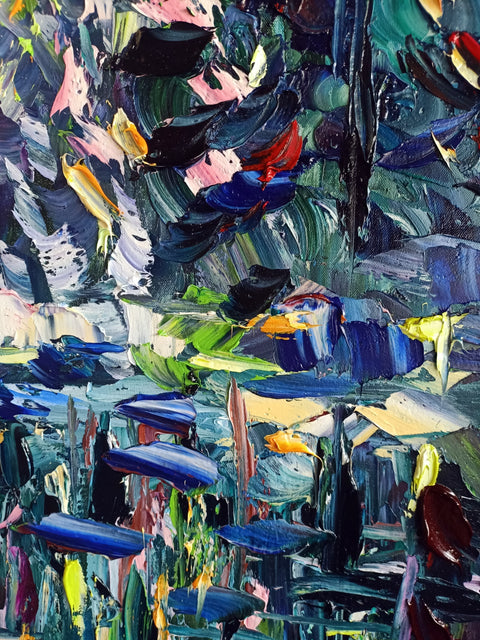 Scintille nella Nebbia – close-up detail 7 of texture and colour by Antonino Puliafico